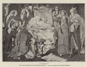 コーデリア 作： Ford Madox Brown
